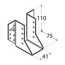 trámová botka 41x110x75x2,0 mm