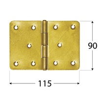 Závěs stavební 115x90x2,5 mm