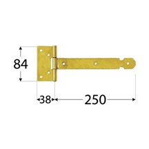 Závěs brankový 250x30x2,0mm