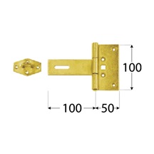 Závěs zamykací brankový 150x100x2,0 mm