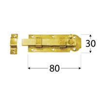 Zástrč jednoduchá ZNG 80x30x2,5