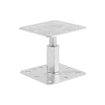 Stavitelná patka sloupku 130x130x100-150 mm M20