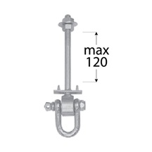 uchycení houpačky typ D  M12*120 mm