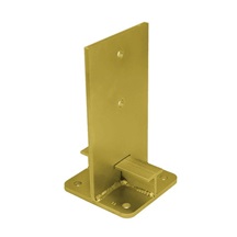 Patka sloupku  ZNZ 140x250x8,0 žlutý zinek