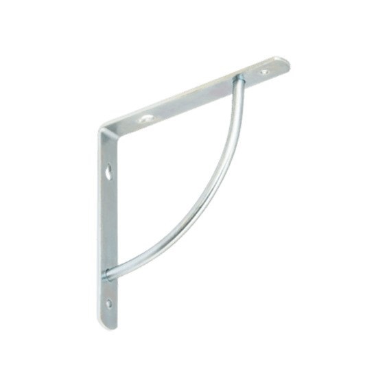 konzole s drát. výztuhou 150x150 chromovaná
