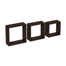 Sada polic WENGE (čtverec)