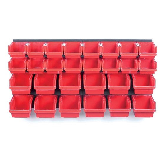 Závěsný panel s 28 boxy na nářadí ORDERLINE 800x165x400