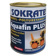 Sokrates Aquafin Plus Mat základní a vrchní lak na dřevo do interiéru, 600 g