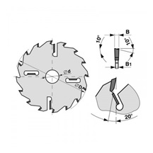 Kotouč pilový 5394.1 SK 350x3,6/,2,5x30 18+4 WZ