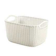 Košík KNIT S 8L krémová