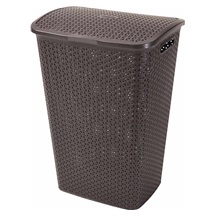 Koš na špinavé prádlo ''Y'' STYLE RATTAN 55l - hnědá