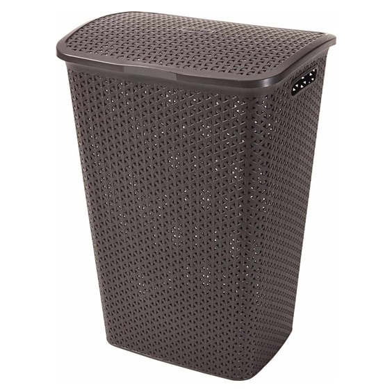 Koš na špinavé prádlo ''Y'' STYLE RATTAN 55l - hnědá