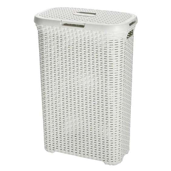 Koš na špinavé prádlo RATTAN 60l - krémový