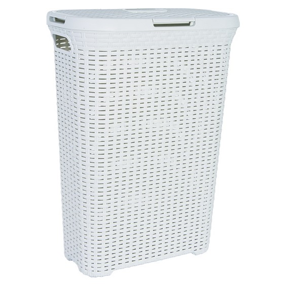 Koš na špinavé prádlo RATTAN 40l - krémový