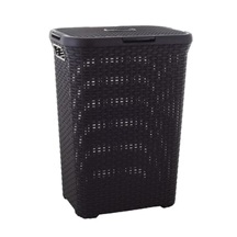 Koš na špinavé prádlo RATTAN 40l - hnědý