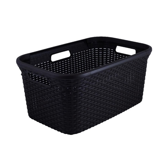 Koš na čisté prádlo RATTAN 45l - hnědý