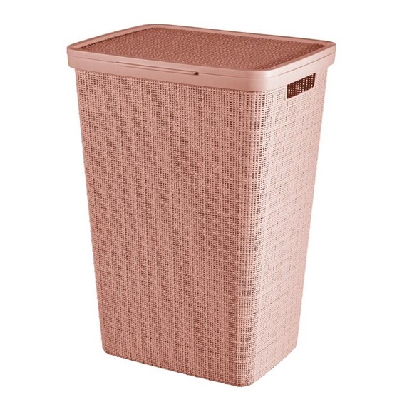 Koš na špinavé prádlo Jute růžová
