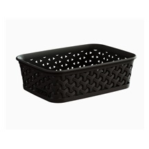 Košíček RATTAN 'Y' STYLE -A6 tm. hnědý