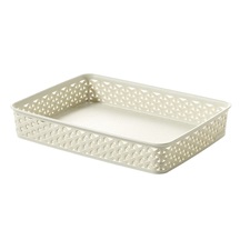 Košíček RATTAN 'Y' STYLE -A4 krémový