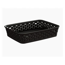Košíček RATTAN 'Y' STYLE -A5 tm. hnědý
