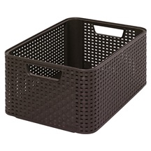 Úložný box RATTAN Style2 M - hnědý