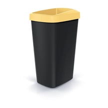 Odpadkový koš COMPACTA Q DROP světle žlutý. objem 45l