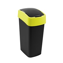 Odpadkový koš FLIP BIN 45l černý/žlutý