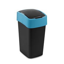 Odpadkový koš FLIP BIN 25l černý/modrý