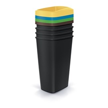 Odpadkový koš COMPACTA Q DROP SET. 4x45l