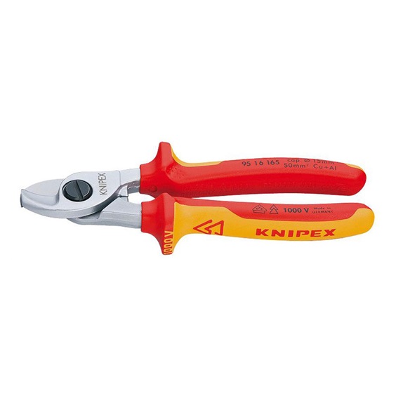 Nůžky kabelové 1000V PVC 165 ; 95 16 165     KNIPEX