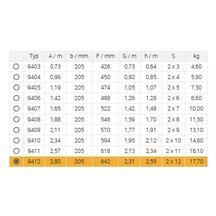 Schůdky Al 12 oboustranné FORTE 9412
