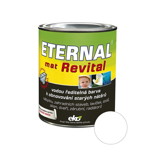 Eternal mat Revital barva k obnovování starých nátěrů, 201 bílá, 700 g