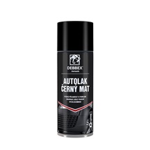 Autolak čený mat. 400ml DEBBEX