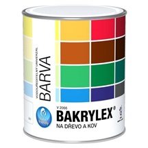 Bakrylex Univerzál lesk V2066 barva na dřevo a kov, 1999 černá, 700 g