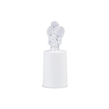 Anděl LED hřbitovní plast bílý, 60 dní, bíle svítící