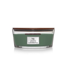 Svíčka WoodWick Mint Leaves & Oak svíčka loď