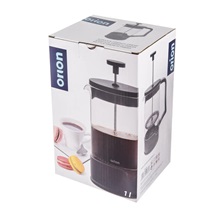 Konvice borosil. sklo/UH french press 1 l BLACK