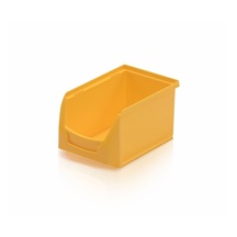 Bedna ukl.zkosená   B žlutá - 23x15x12,5 cm