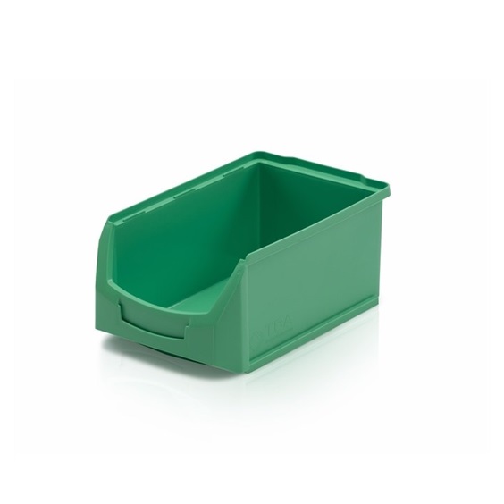 Bedna ukl.zkosená   C zelená - 35x21x15 cm