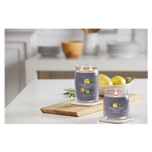 Svíčka YC CANDLE BLACK TEA & LEMON SIGNATURE STŘEDNÍ