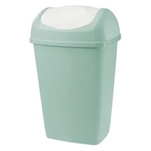 Odpadkový koš GRACE 25l zelená/bílá