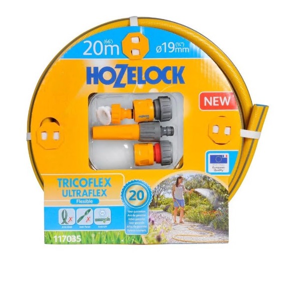 Hadice zavlaž. 20 m Tricoflex Ultraflex 19mm s přísluš.
