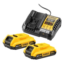 Nabíječka +2 baterie 18V/2,0Ah DCB1104D2
