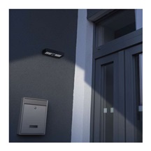 Svítidlo solární BRIXO s pohybovým čidlem, černé, neutrální bílá