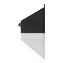 Svítidlo solární LUNIS s pohybovým čidlem, černé, neutrální bílá