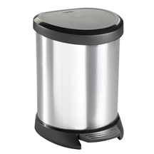 Odpadkový koš DECOBIN pedal 5l - stříbrný