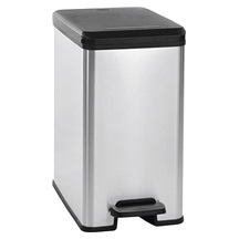 Odpakový koš SLIM BIN 25L - stříbrný