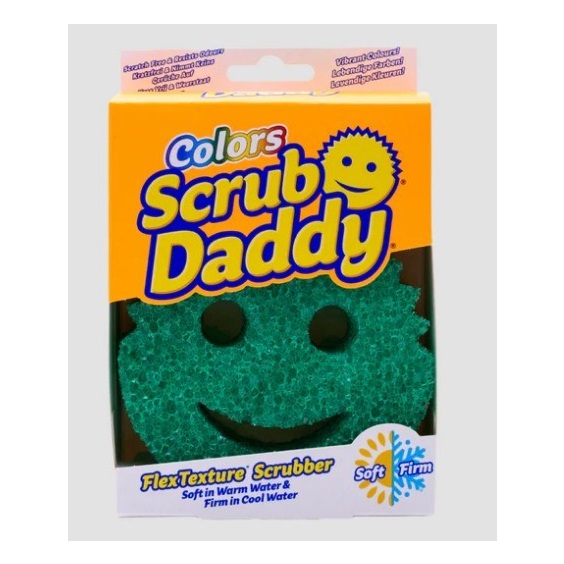 Houbička Scrub Daddy Colors Single Packs zelená