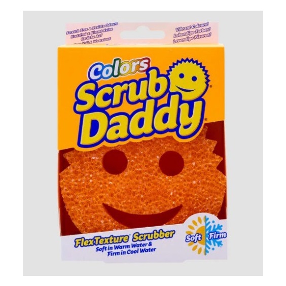 Houbička Scrub Daddy Colors Single Packs oranžová