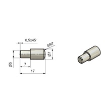 Podpěra čípková 7/5   Ni            bal.100